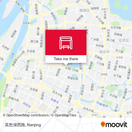 莫愁湖西路 map