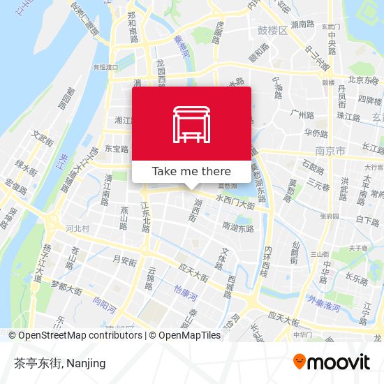 茶亭东街 map