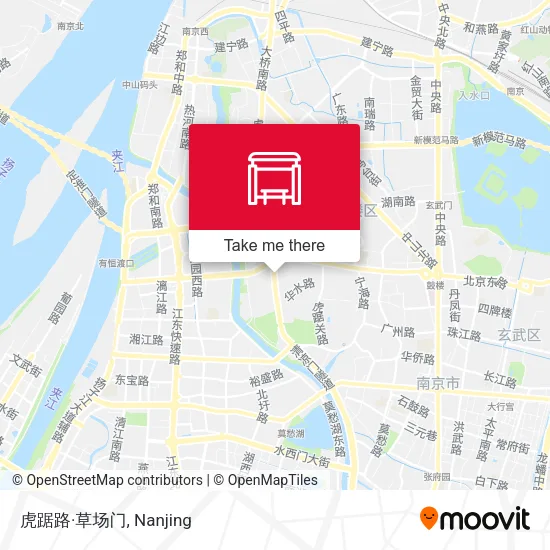 虎踞路·草场门 map