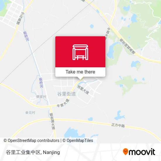 谷里工业集中区 map