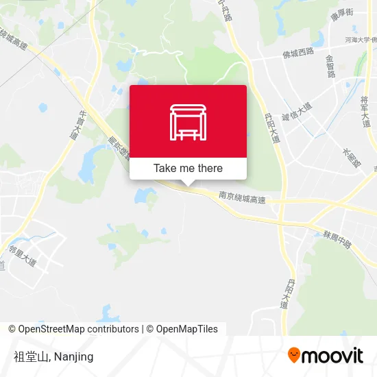 祖堂山 map