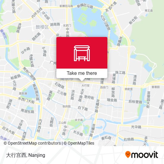 大行宫西 map