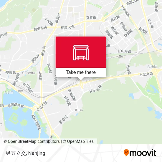 经五立交 map