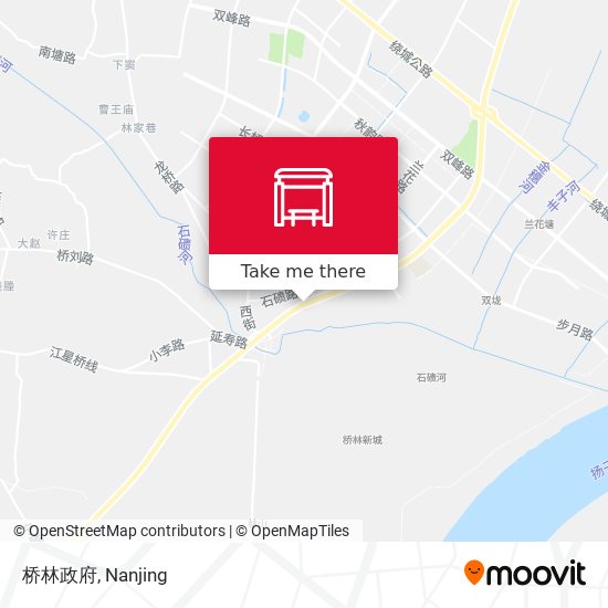 桥林政府 map