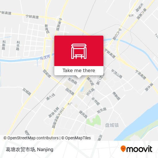 葛塘农贸市场 map