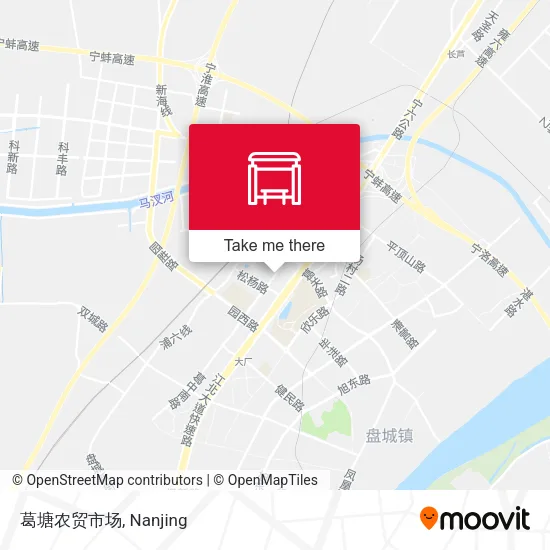 葛塘农贸市场 map