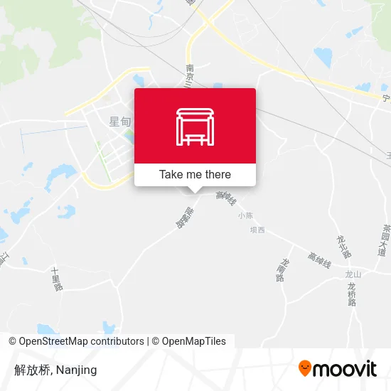 解放桥 map