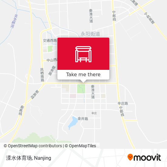 溧水体育场 map