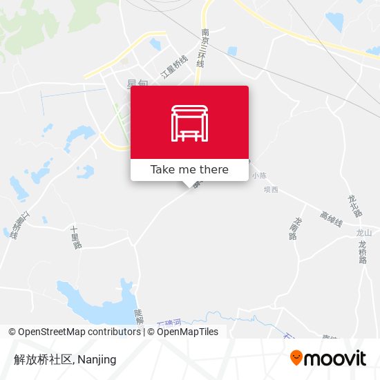 解放桥社区 map