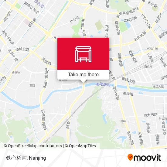 铁心桥南 map