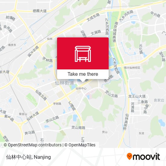 仙林中心站 map