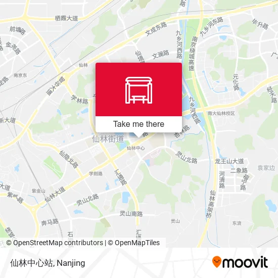 仙林中心站 map