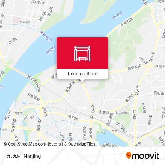 五塘村 map