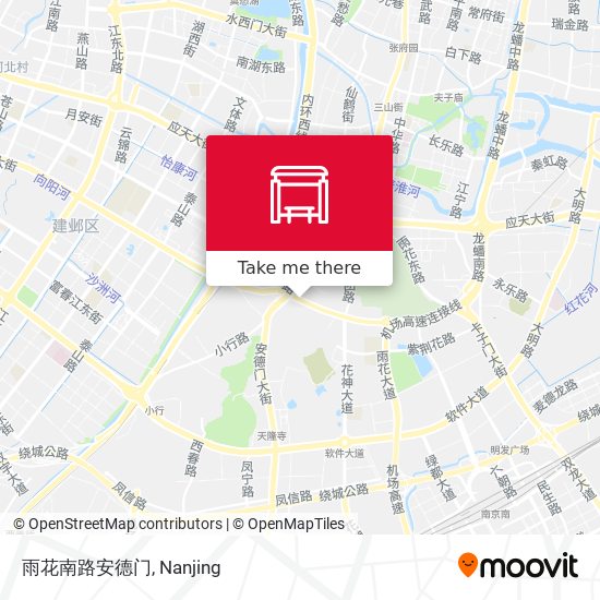 雨花南路安德门 map