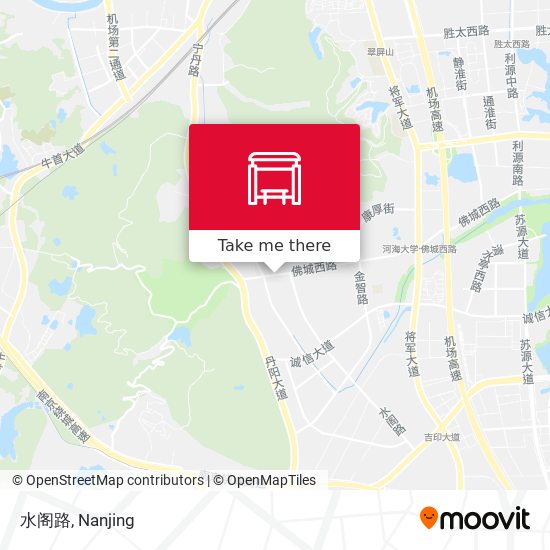 水阁路 map