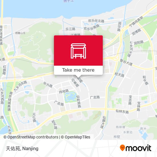 天佑苑 map