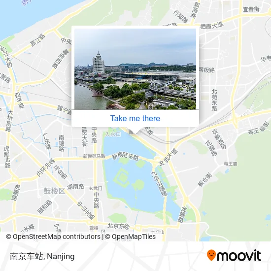 南京车站 map