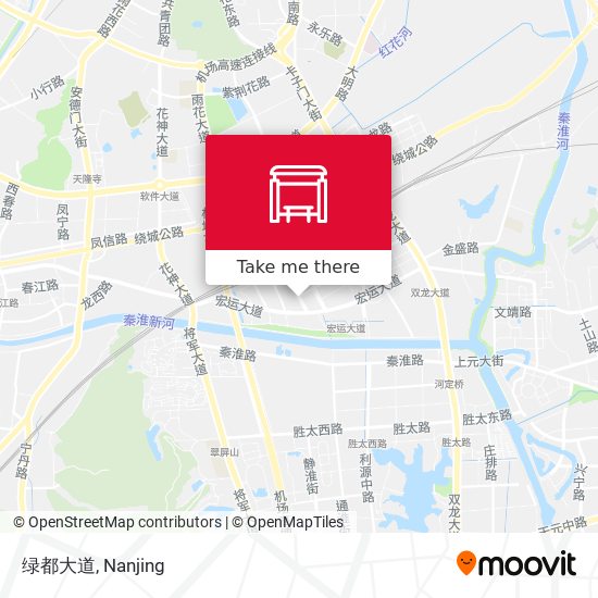 绿都大道 map