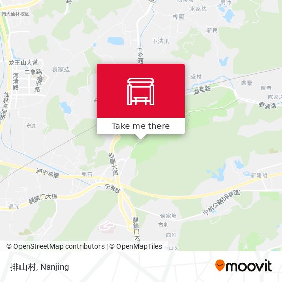 排山村 map