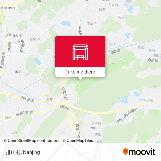 排山村 map