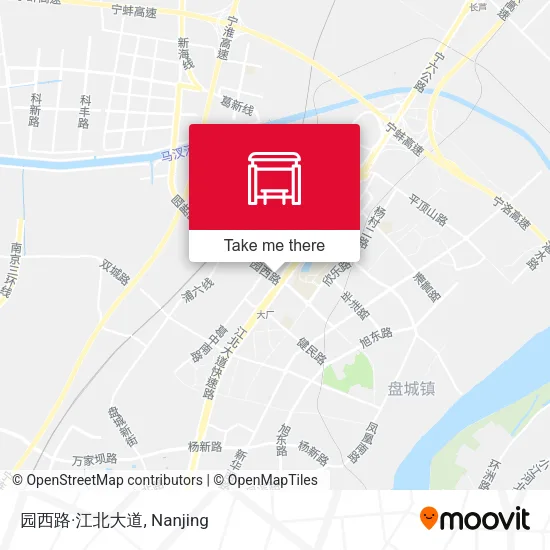 园西路·江北大道 map