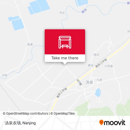 汤泉农场 map