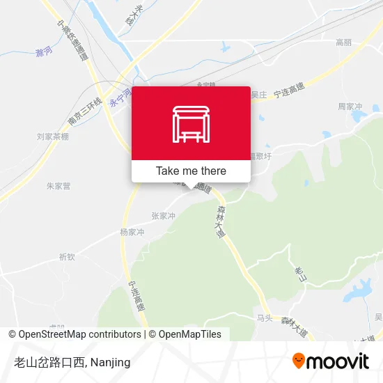 老山岔路口西 map