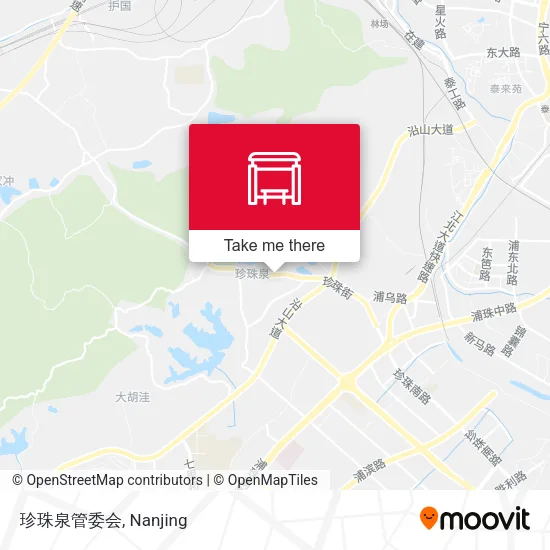 珍珠泉管委会 map