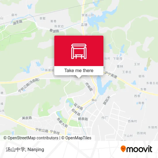 汤山中学 map