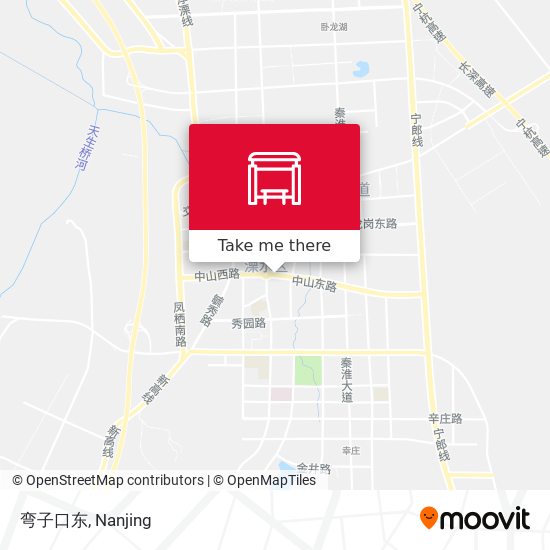 弯子口东 map