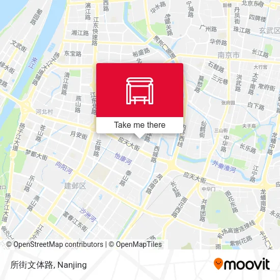 所街文体路 map