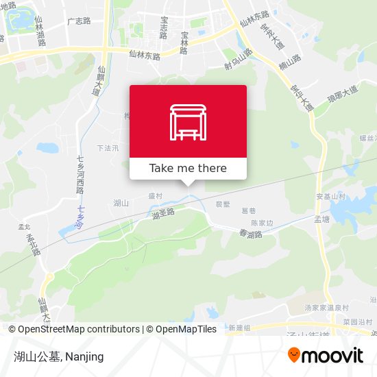 湖山公墓 map