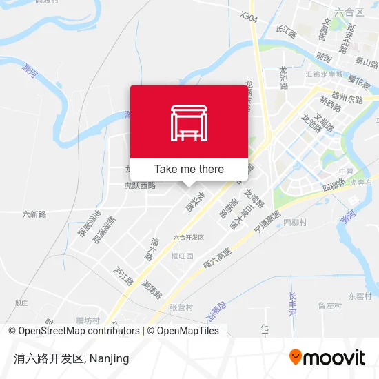 浦六路开发区 map