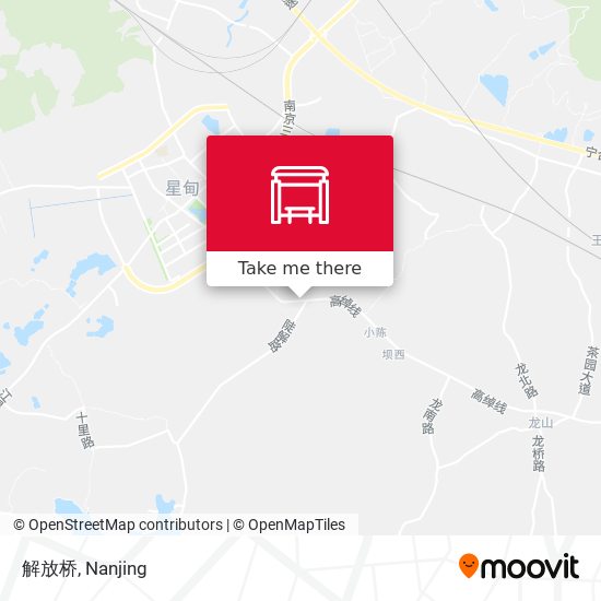 解放桥 map