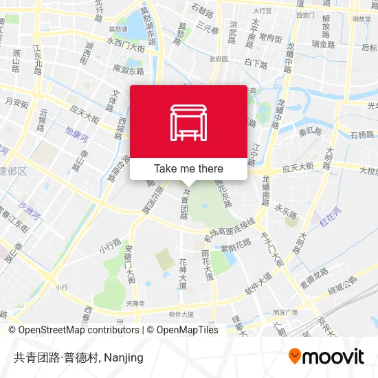 共青团路·普德村 map