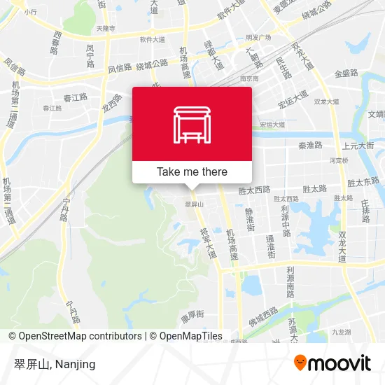 翠屏山 map