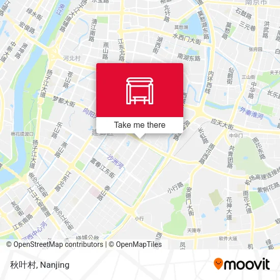 秋叶村 map