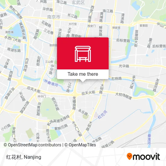 红花村 map