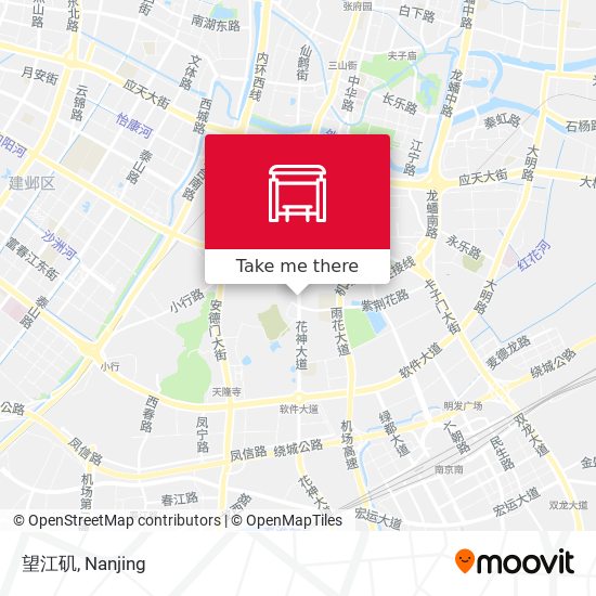 望江矶 map