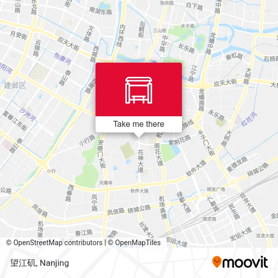 望江矶 map