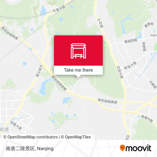 南唐二陵景区 map