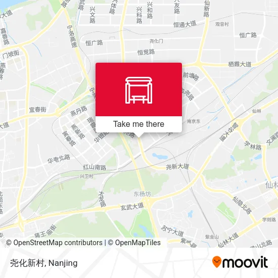 尧化新村 map