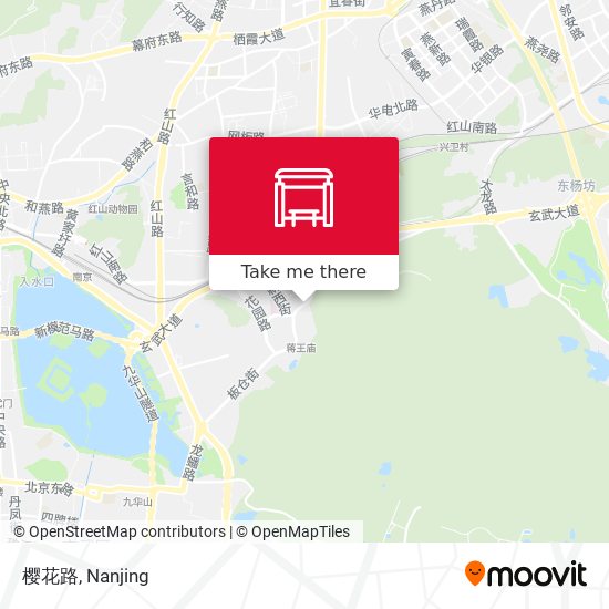 樱花路 map