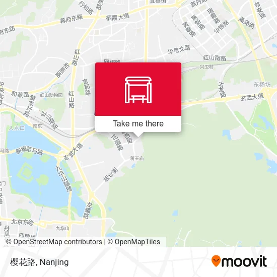 樱花路 map