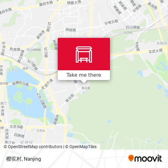 樱驼村 map