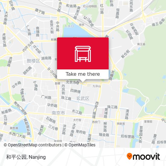 和平公园 map