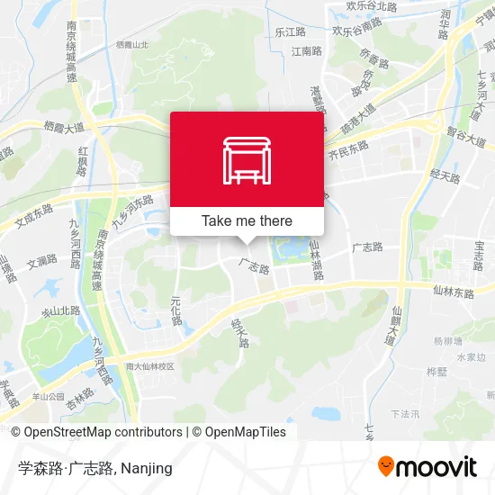 学森路·广志路 map
