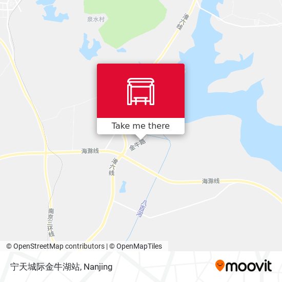 宁天城际金牛湖站 map
