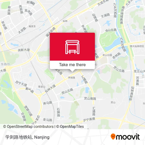 学则路地铁站 map