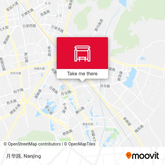 月华路 map